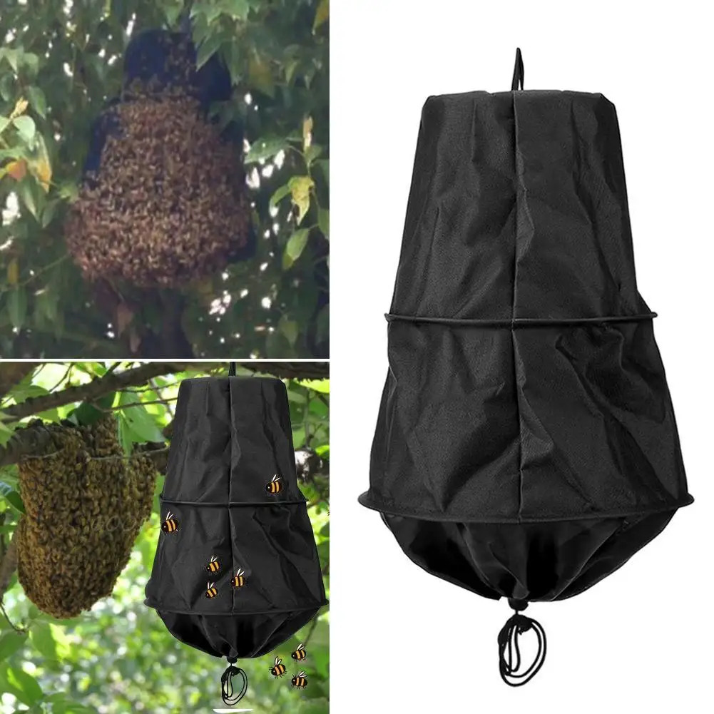 

Black 3 Layer Bee Cages For Beekeeper Tool Catching Box Cloth Material Recruit Attract Bees In The Wild N6C5