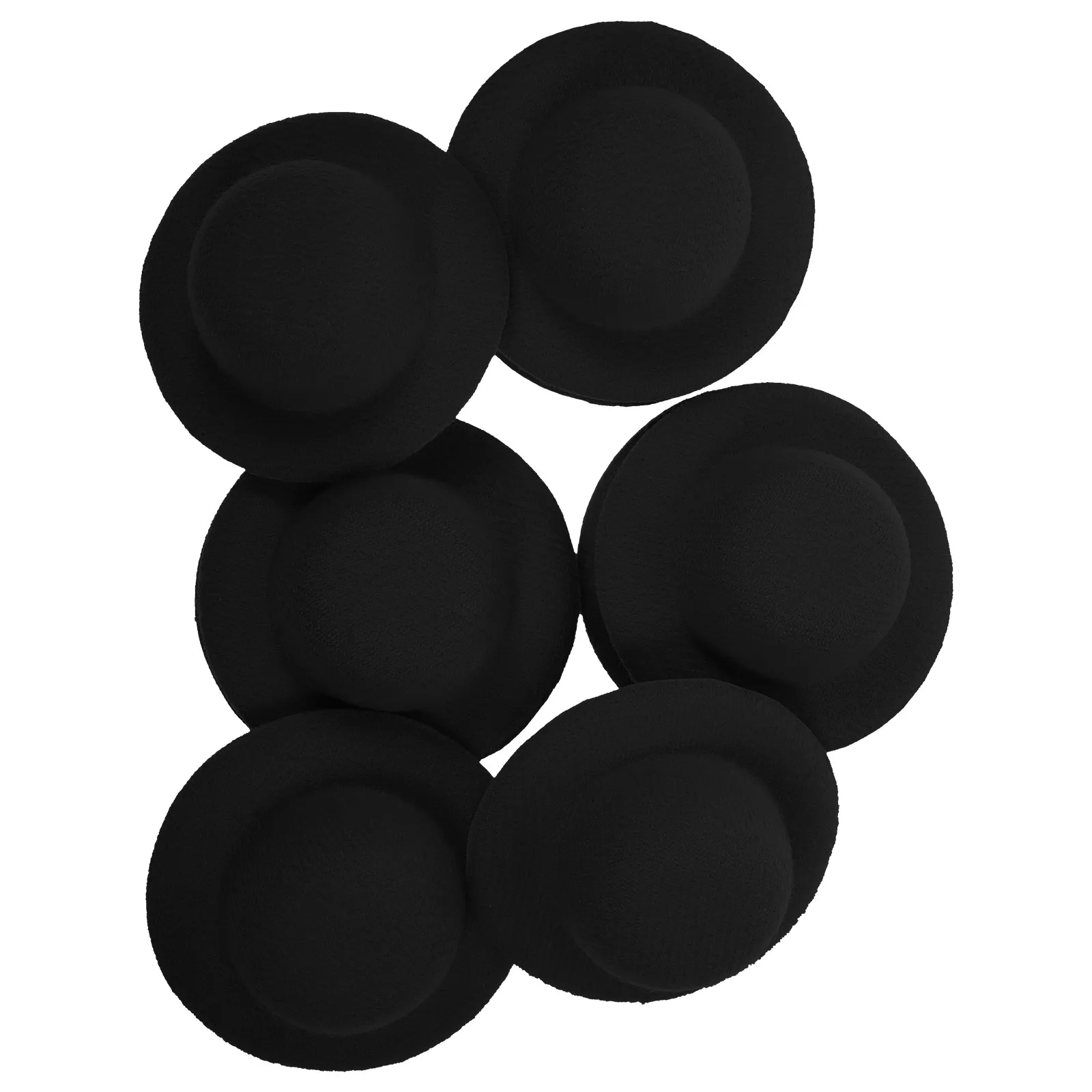 10Pcs Mini Hats Creative Small Hat Prop Mini Decorations for Crafts DIY Small Hat Tiny Hats