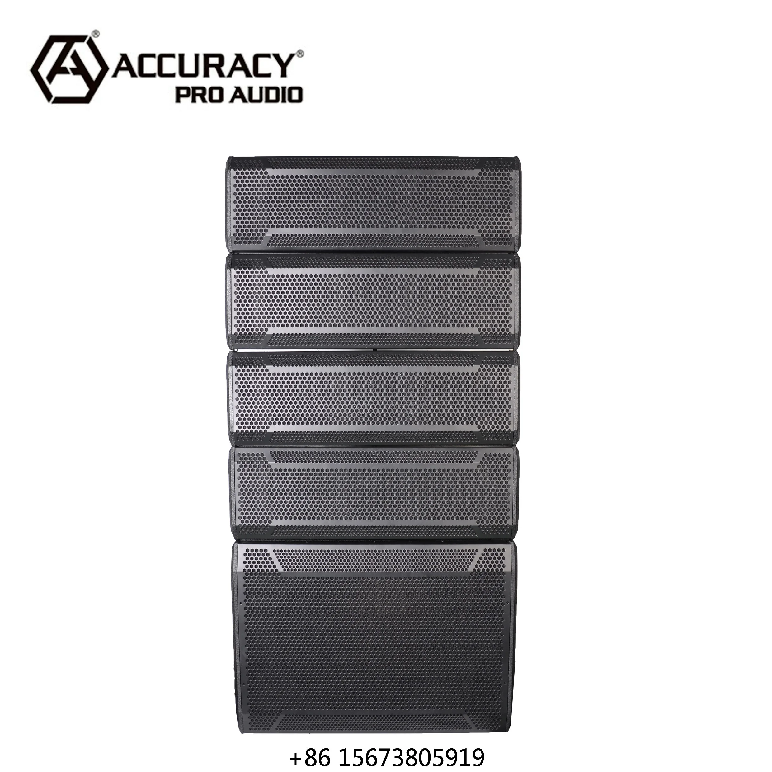 Accuracy Pro Audio LA615D-COMBO New Professional Audio 1400W Powered Speaker Active Outdoor Line Array Speaker Sound System