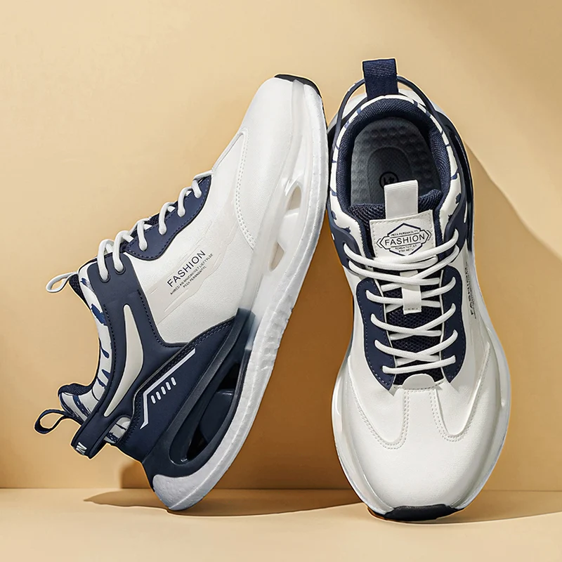 Herren-Wanderstiefel LOEIKAN Neue Farbblock-Outdoor-Herrenschuhe Verschleißfeste Langlebige Wander-Sportschuhe – Detail 3
