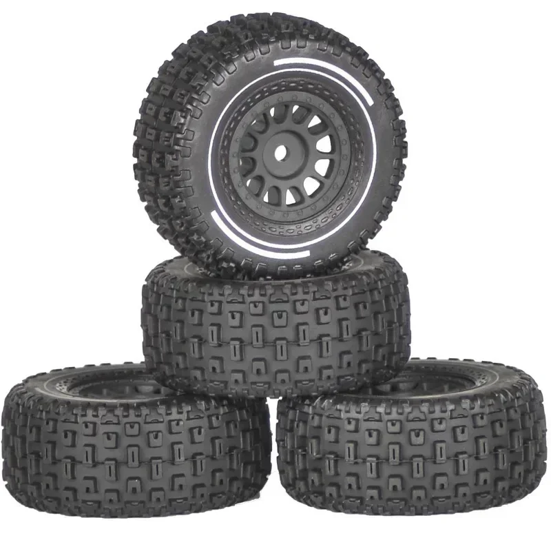 

4pcs Plastic tires Wheel Trail Tyres Kit For Arrma Mojave 1/14 RC Car DIY Upgrade Repair Modification Tires Accessories Replace