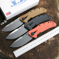 Green bramble 0308 quick opening folding knife VG10 blade titanium alloy + G10 handle camping outdoor fruit knife practical knif