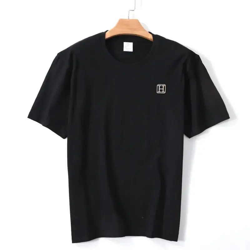 

Футболка из 100% хлопка для пар, летняя модная повседневная одежда, удобная дышащая футболка для мужчин и женщин