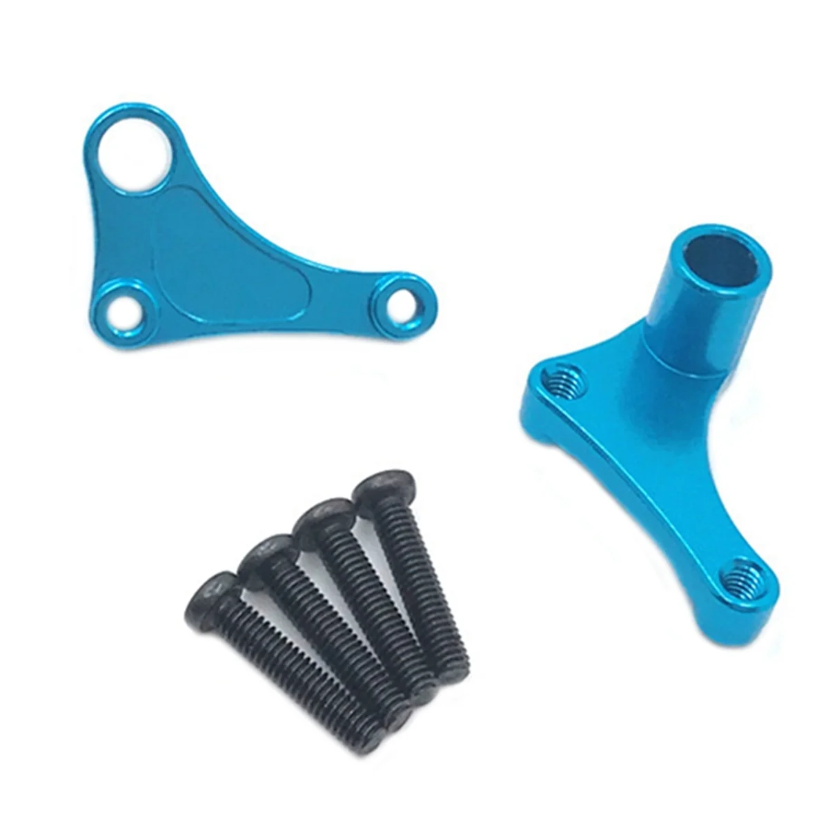 For WLtoys 1/12 12423 12427 12428 12429 Rc Car Parts Model Upgrade Metal Parts Steering Claw Rc Car Parts Set,Blue