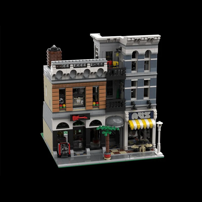 2510 Uds. Venta caliente MOC Oficina de dentista arquitectura clásica urbana modelo de construcción DIY bloques montaje juguete regalos de vacaciones