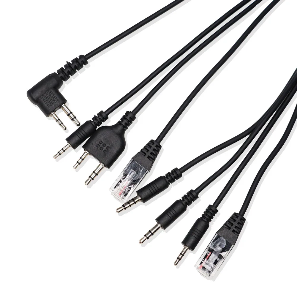 8 in 1 Multi-functions USB Programming Cable with CD Baofeng Walkie Talkie UV-5R UV-82 for Motorola TYT Kenwood Yaesu HYT Radio
