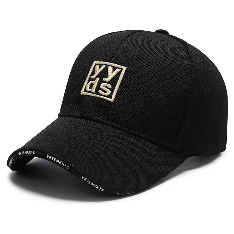 Baseball Cap Female Spring And Autumn Korean Version  Letter H Standard Sunshade Hat Fashionable Outdoor Skinny Small