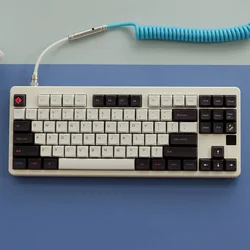 136 Keys GMK Oblivion keycaps Black White XDA Profile Keycap Set PBT Dye Sublimation KeyCap For MX Switch Mechanical Keyboard