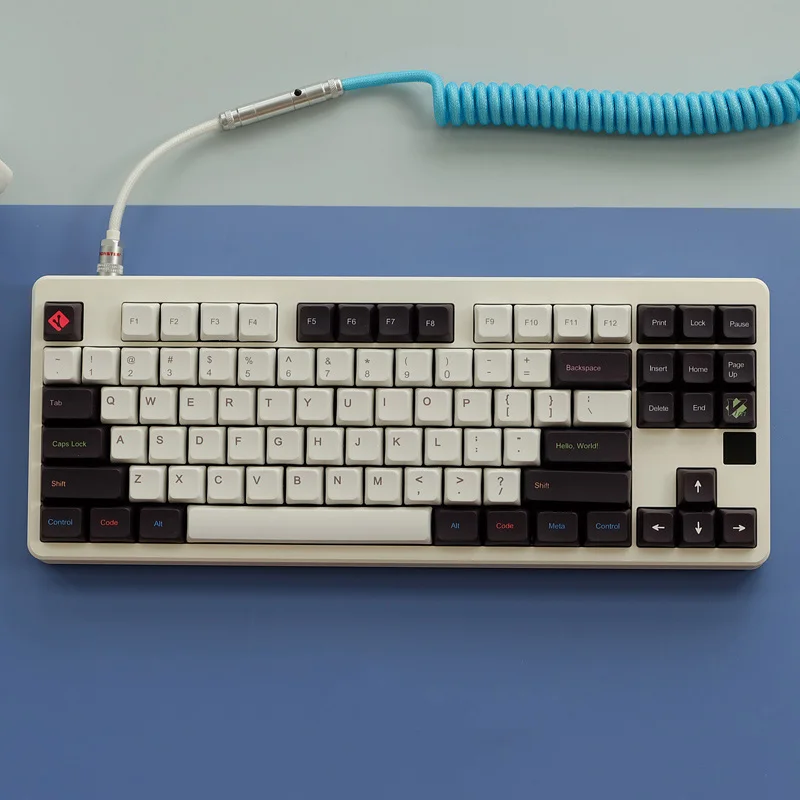 Imagem -01 - Teclas Gmk Oblivion Keycaps Preto Branco Xda Perfil Keycap Conjunto Pbt Sublimação de Tinta Keycap para mx Switch Teclado Mecânico 136 teclas gmk oblivion keycaps preto branco xda perfil keycap conjunto pbt sublimacao de tinta keycap para mx switch teclado mecanico 136 01
