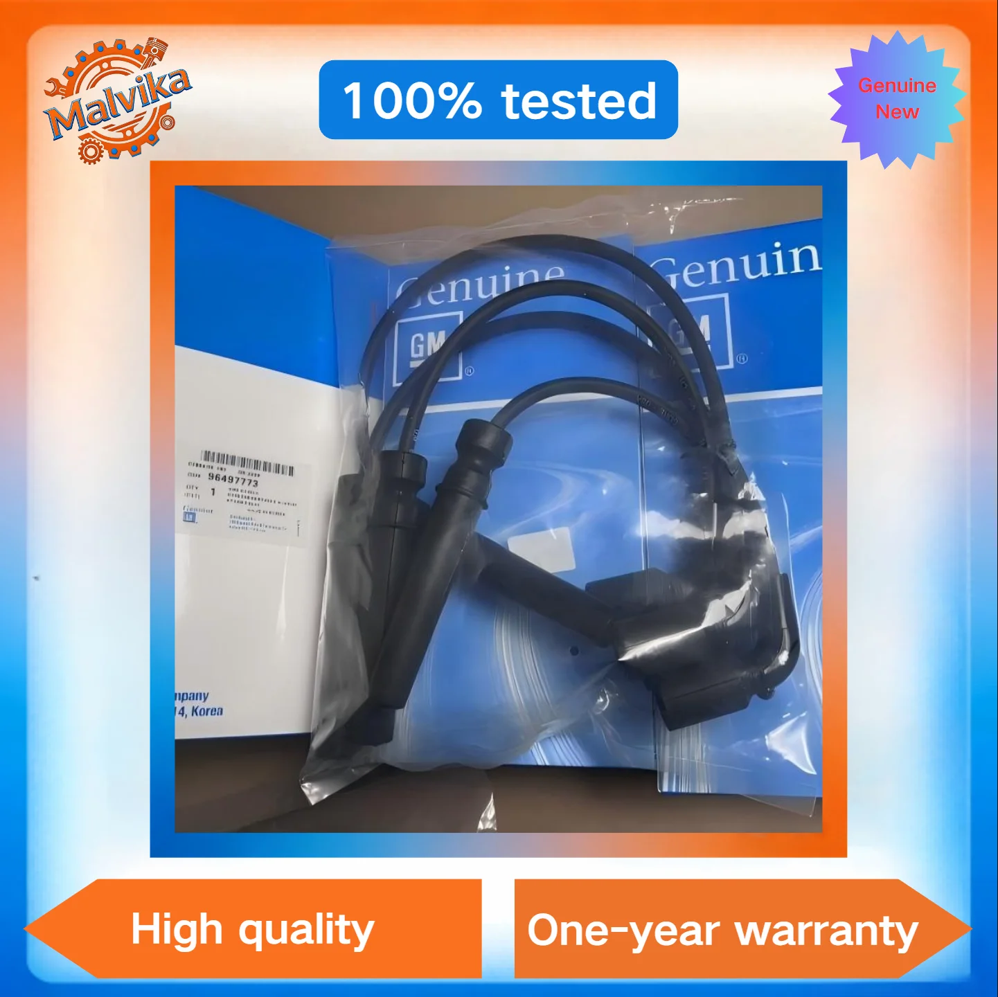 

96211948 96497773 Brand new Ignition Wire Set Cable Kit Fit for Buick Excelle1.6L Chevrolet Cruze Aveo Nubira Daewoo Kalos Lanos