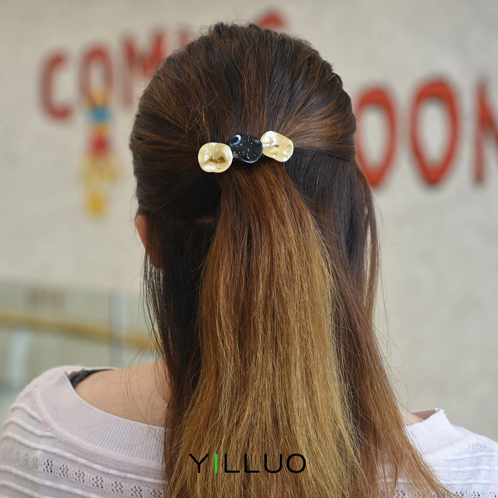 Women headwear new acetate vintage hair barrette small cute hair clip for girls korean hair accessories for women