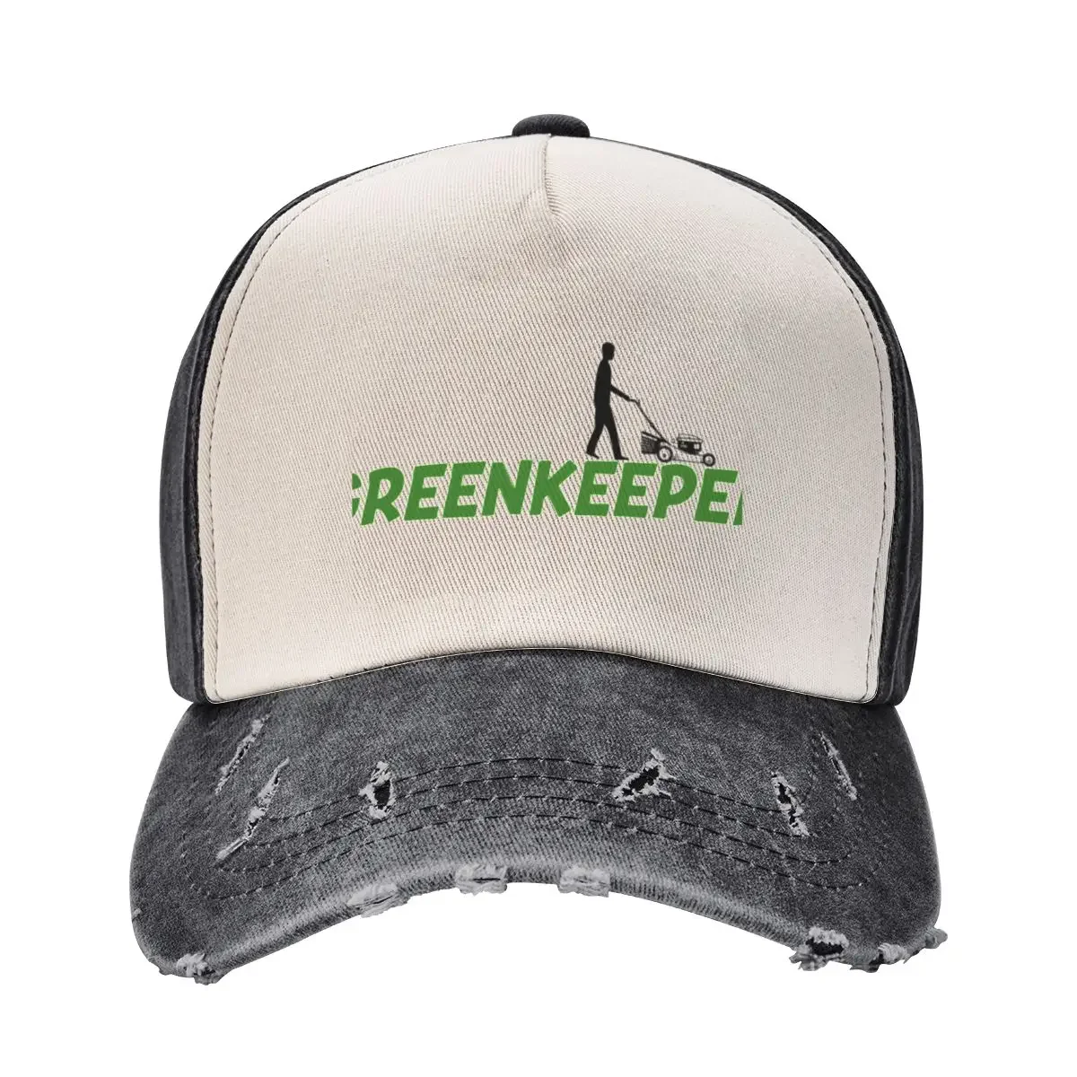 Greenkeeper lawn mower gardener gift idea Baseball Cap Golf Beach Anime Hat Women Caps Men's