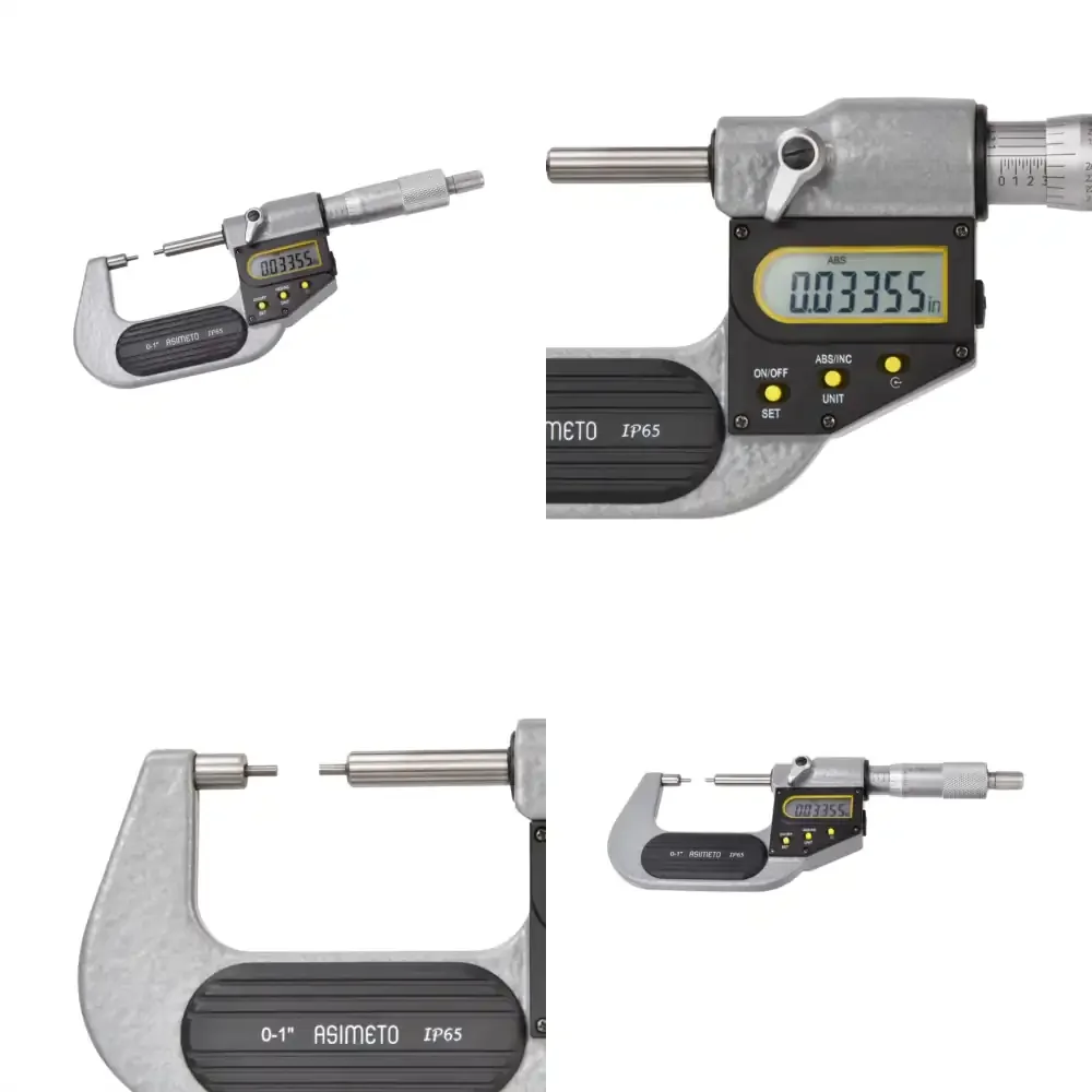 118 Series Spline Micrometer High Precision Mechanical Measuring Tool 0 to 25 mm 0 to 1 Inch Electronic Micrometer