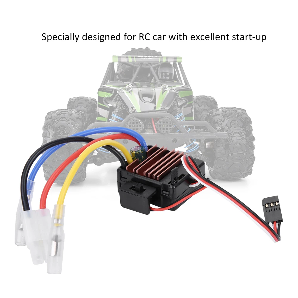 60A RC Brushed Electronic Speed Controller for Remote Control Car Accessory