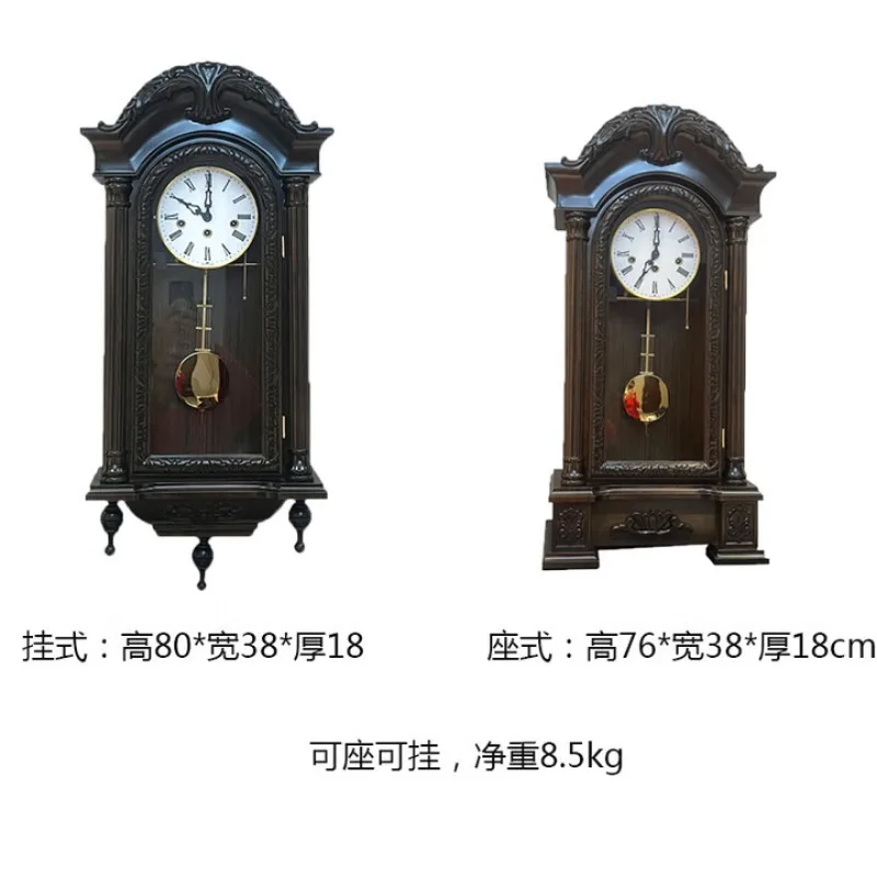 Relógio central da sala de estar Relógio de parede simples e moderno