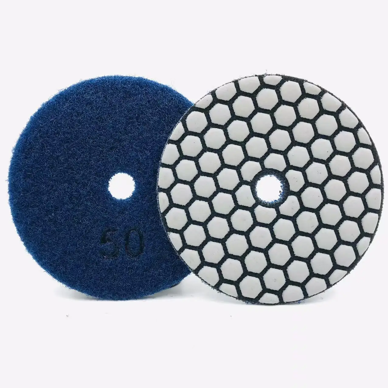 1 Stück-6 Stück 80 mm Diamant-Polierpads 50–1500 # Trockenpolierpads zum Schleifen von Granit, Marmor, Porzellan, Fliesen, Schleifplatte – Detail 6