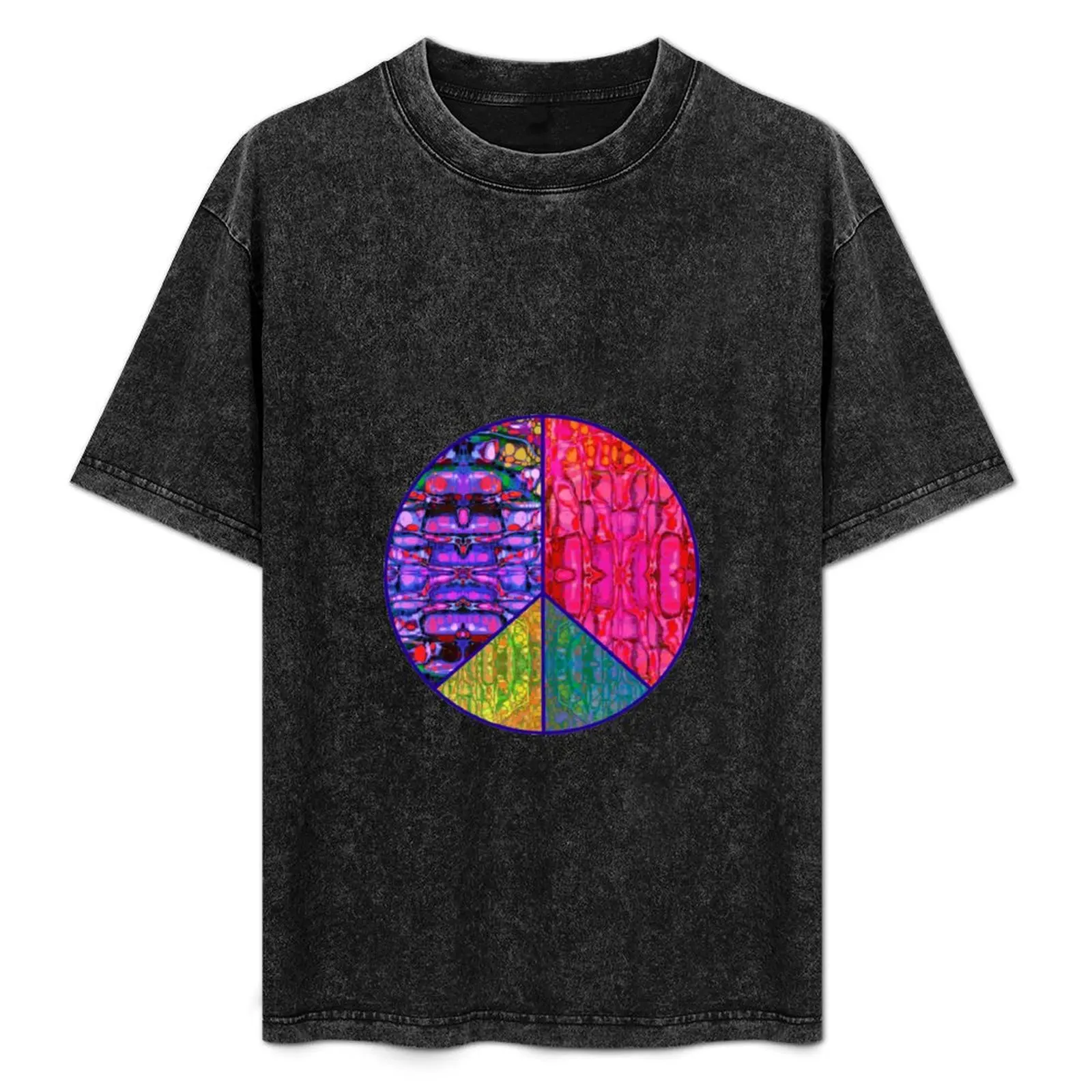 

Ride on the Peace train T-Shirt Summer Print Short Sleeve Tee