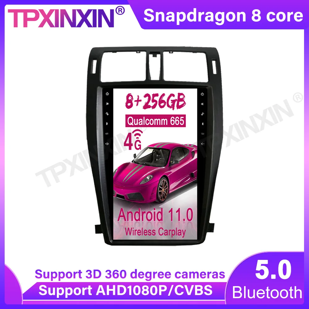 

256G Android 11 Qualcomm 665 Автомобильный GPS-навигатор для TOYOTA CROWN 13-го 2009-2014 стерео головное устройство мультимедийный плеер автомобильное радио