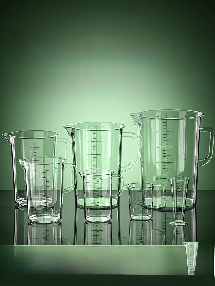 Kitchen Baking Plastic Measuring Cup PC High Temperature Resistant Commercial Grade Large Capacity Food Safe Utensil for Cooking