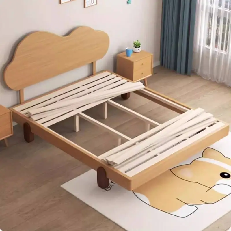 Décoration de luxe Enfants lits Normal pas cher Simple unique personnalisé Enfants lits en bois Design moderne Lit Pour Enfants meubles maison