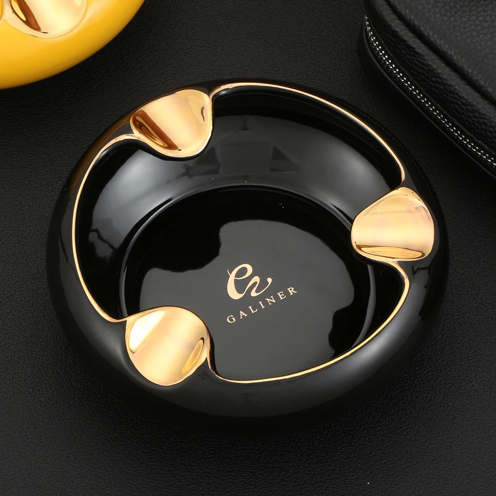 Cendrier à cigares portable, cendrier en céramique pour la maison, porte-tabac de luxe, 4 assistants, escalade ennuyeuse