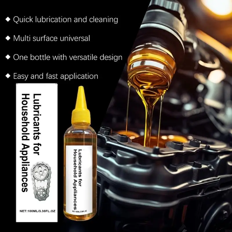 

Advanced Lubrication Oil For Appliances Reduces Noise Extends Equipment Life 100ml Bottle Lubricating Grease