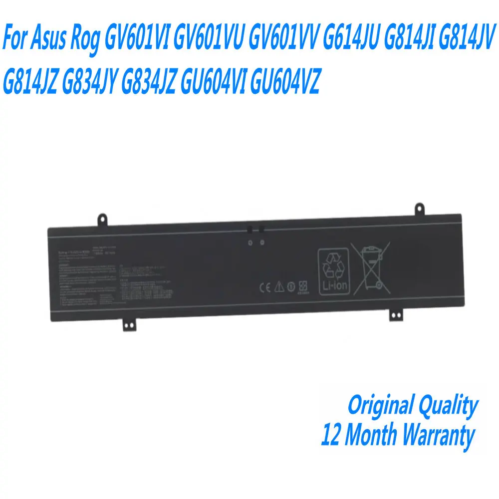 

NEW C41N2109 Laptop Battery For Asus Rog GV601VI GV601VU GV601VV G614JU G814JI G814JV G814JZ G834JY G834JZ GU604VI GU604VZ