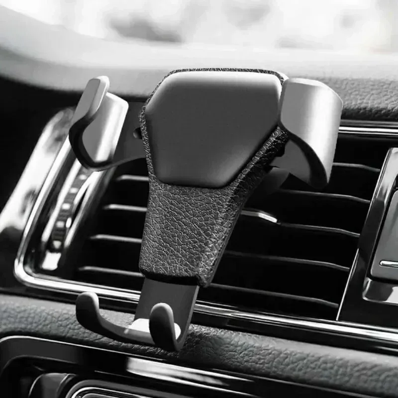 

Universal Gravity Car Phone Holder Air Vent Clip Mount Mobile Auto Stand Smartphone GPS Support