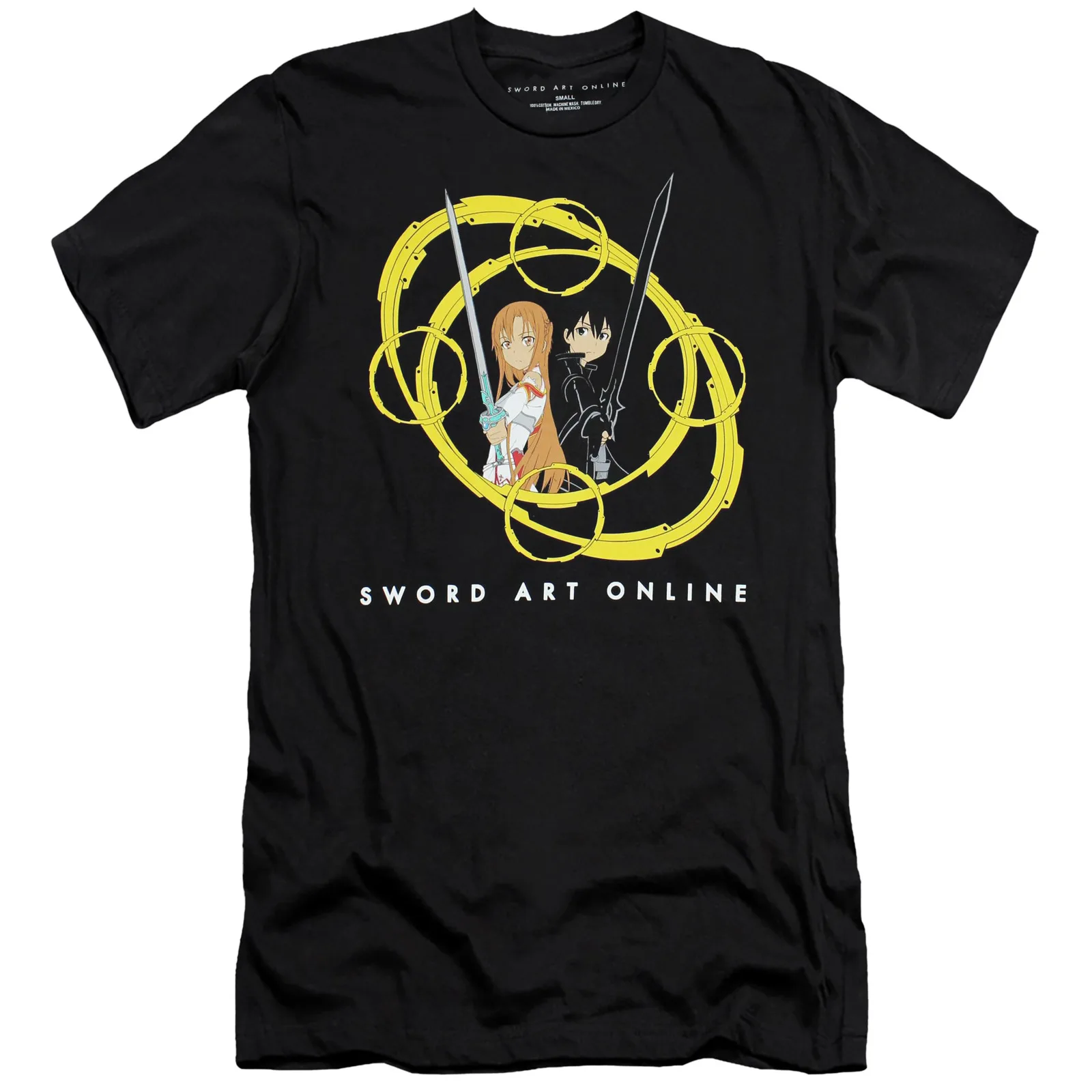 

Sword Art Online Kirito & Asuna Circles II Adult Men T-Shirt