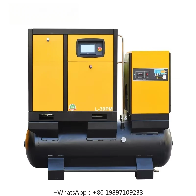 Energy Saving 7.5kw 11kw 15kw 22kw All In One 15 h p Air Compressor 12 Bar 500lt Air Compressor 4 In 1 Air Compressor