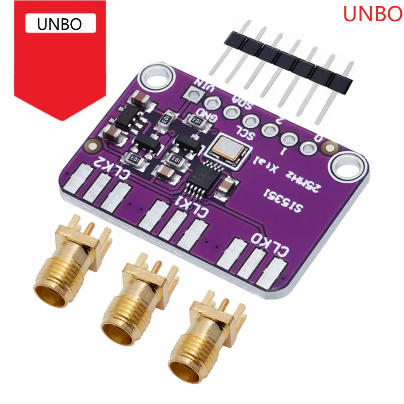 Si5351A SI5351 Clock Signal Generator Module High Frequency Signal Square Wave Frequency Generator
