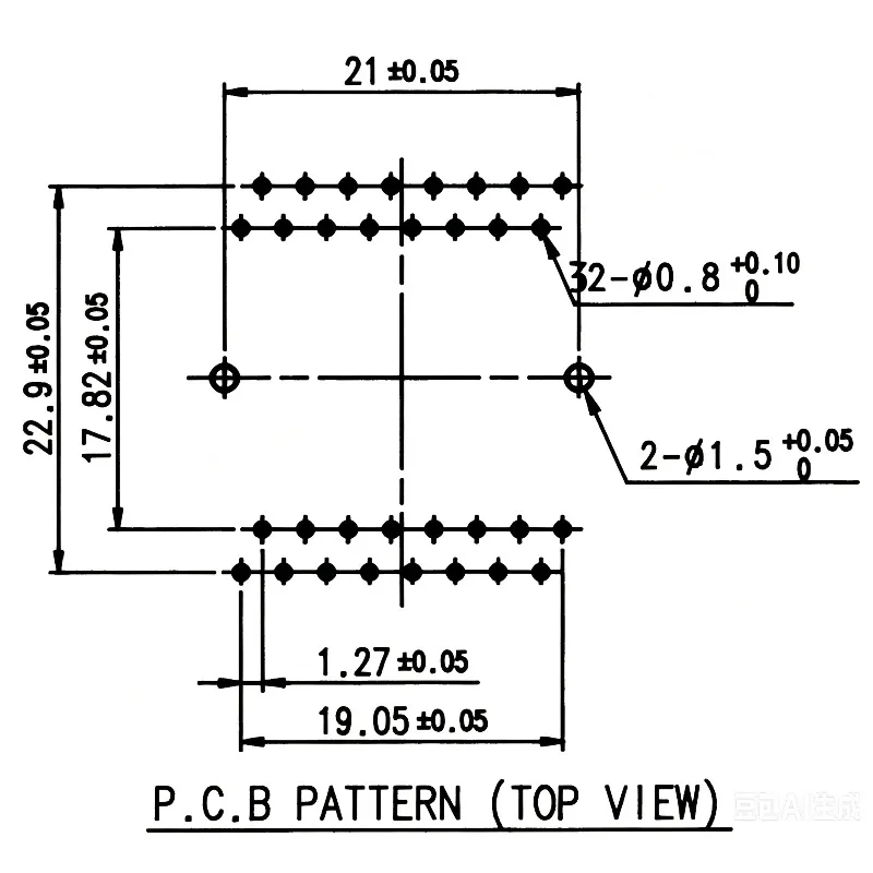 SOP32 burner to DIP32 burner programming base IC test base converter CNV-SOP-DIP32