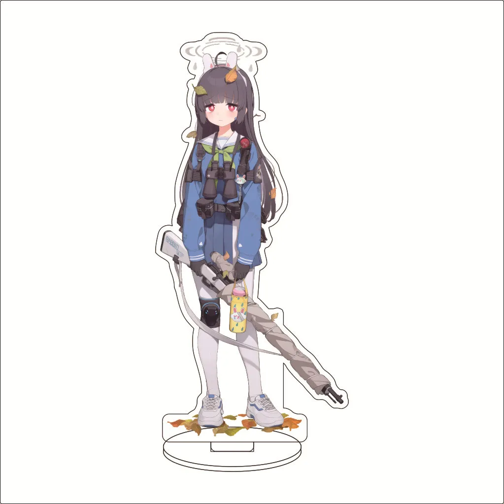16CM Anime Blue Archive Sunaookami Shiroko Takanashi Hoshino Izayoi Nonomi Cos Acrylic Figure Stand Ornaments Halloween Gifts view 2