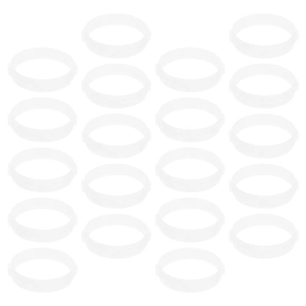 

20Pcs DIY Hamster Tunnel Connectors High Density Plastic Rings Smooth Assembly for Enhanced Exploration Space Small Animal Cage