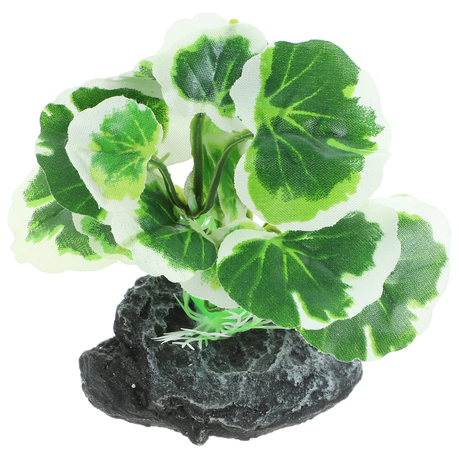 Kisangel realistische aquariumplanten nep tank decor bladeren plastic visbenodigdheden