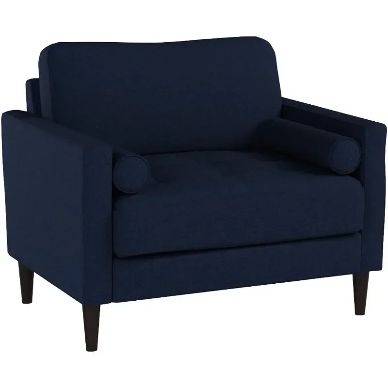 Lifestyle Solutions Lexington Armchair, Navy Blue, Removable Cover, Arm Rest, Cushion Availability