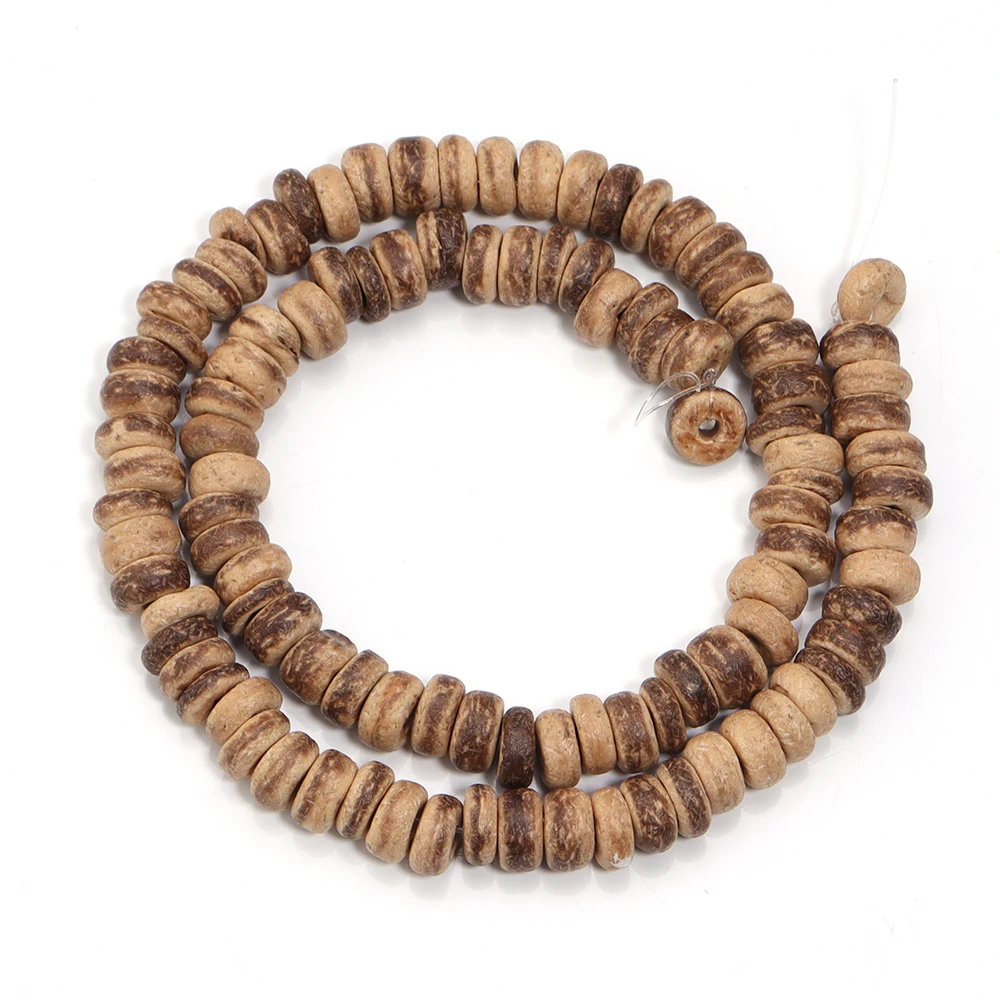 110/300 stücke Runde Kokosnussschale Holzperlen Bunte Holzperlen Lose Perlen Für Schmuck Machen DIY Halskette Armband Accessori – Detail 9