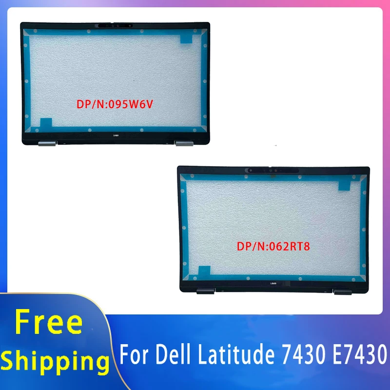 Accesorios para portátil Dell Latitude 7430 E7430, bisel frontal con logotipo, 095W6V 062RT8, novedad