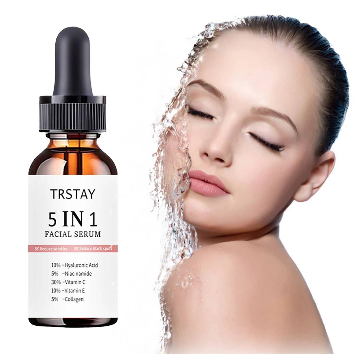 

Hyaluronic Acid essence Nicotinamide Brighten Skin, Moisturize, Lighten Black Spot, Shrink Pore Care