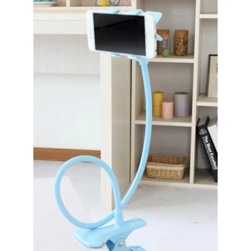 360 Universal Lazy Bracket Mobile Phone Holder Portable Flexible Bed Desktop Bracket Smartphones Table Clip Stand Base Support