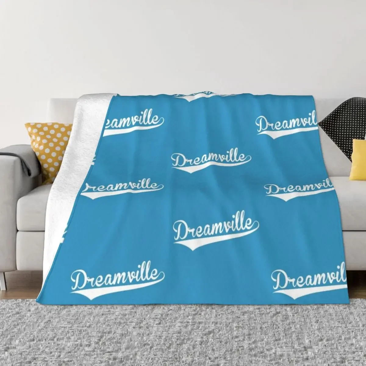 

Dreamville - J Cole Dreamville Throw Blanket Sofa Flannel Fabric Warm Blankets