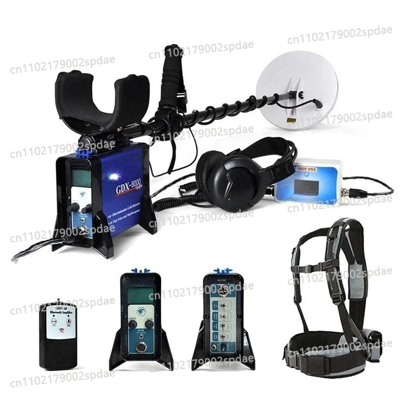 GDX8000 Professional Metal Detector with 11' Double D Coil And 18' Double D Coil for Gold Detection