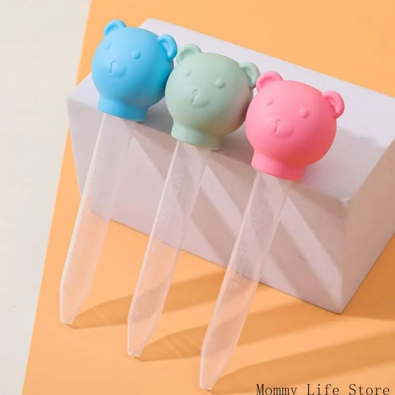 موزع سائل للرضع مع طرف من السيليكون الناعم وقياس دقيق ومكون PP آمن لحديثي الولادة #3