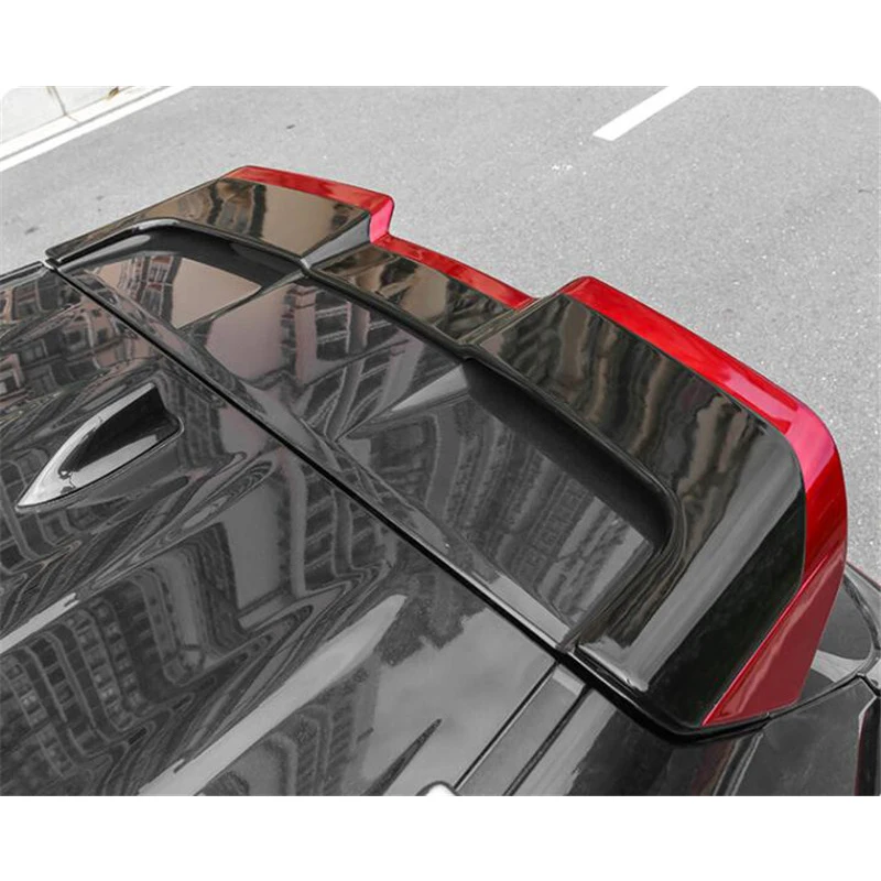 Für Dach Spoiler Flügel NEUE Toyota Highlander Auto Hinten Fenster Stamm Lip Schwanz ABS Material