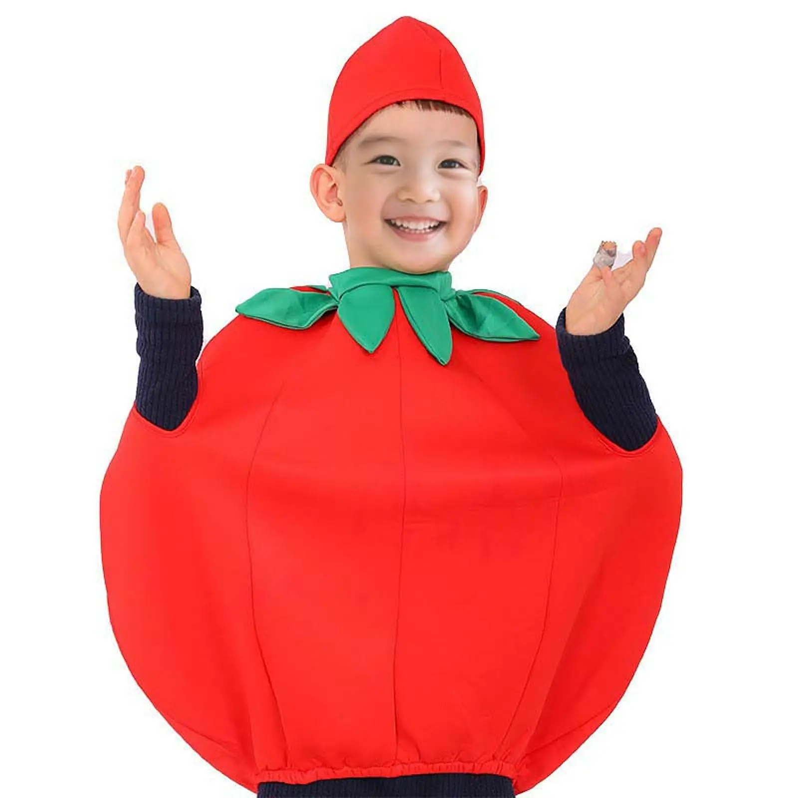 Kids Tomato Costume Vegetable Costume for Party Supplies Role Play Holiday
