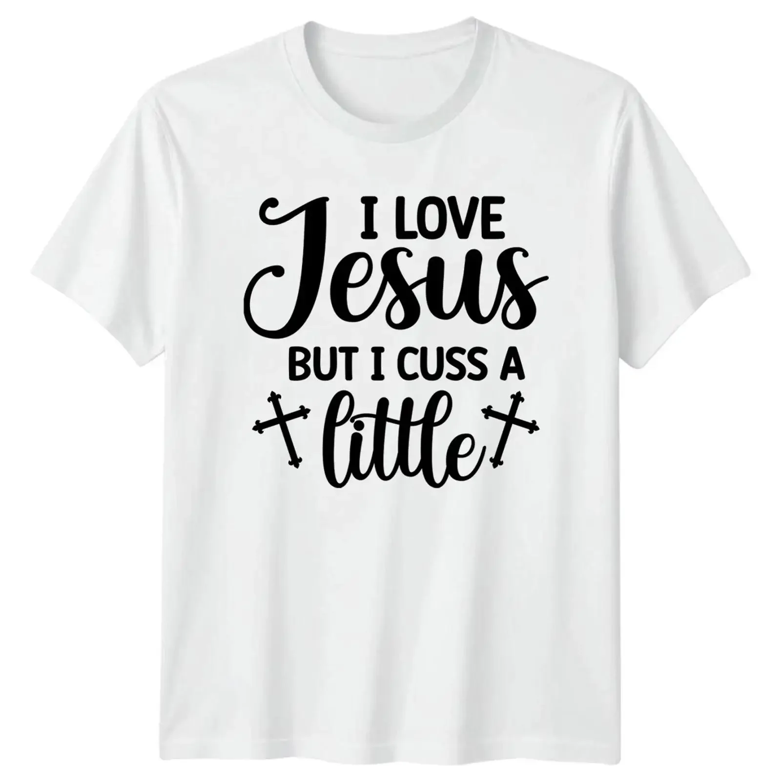 Ich liebe Jesus aber T Shirt Humorvoll Christlich Weihnachtsgeschenk für Sie und Ihn Bild 1 von 4 vintage Washed