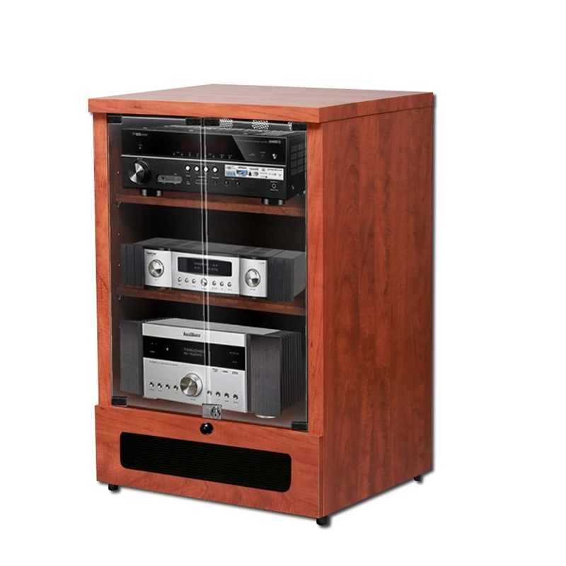 Cabinet Wooden Amplifier Rack KTV Audio and Video Rack Audio CinemaEquipment Equipmen