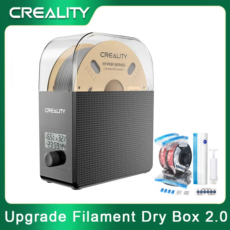 CREALITY-Boîte de rangement pour séchoir à filament 3D, sacs de stockage sous vide, humidité-verde, déliaison pour FDM 3D Prquinze, 2.0, nouveau