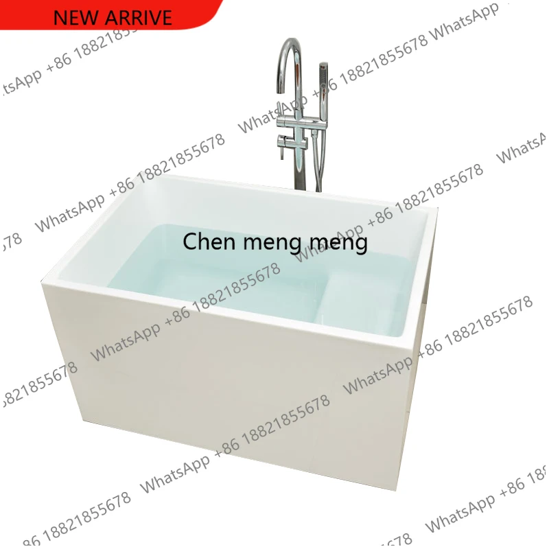 

F182 Adult small bathtub Japanese-style small apartment acrylic seamless freestanding hotel bathroom bathtub