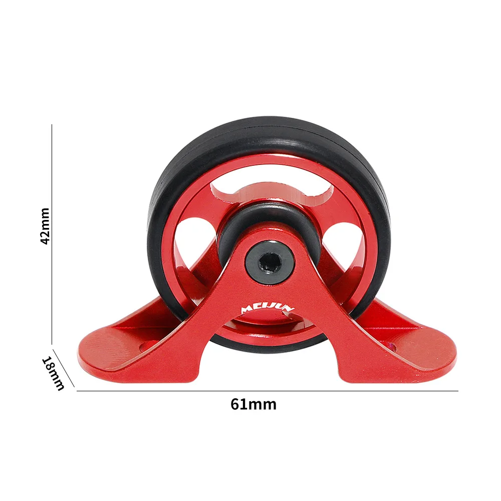 Folding Bike Mudguard Easywheel For Brompton Rear Mudguard Roller Fender Wheel Ultralight 1pc
